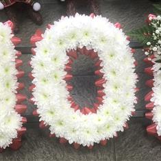 Mom in red and white