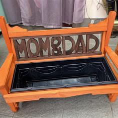 Mom&amp;Dad Wooden Planter