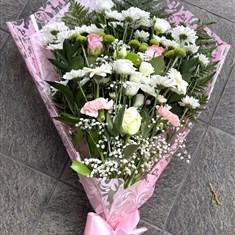 Open Sheath White and Pink