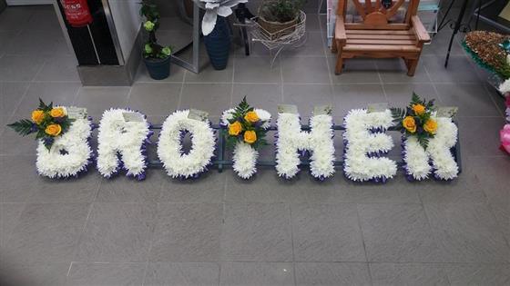 Brother Letter Tribute - Funeral Flowers Walsall